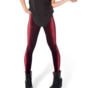 🍷 Black Milk mulled wine velvet leggings! 🍷